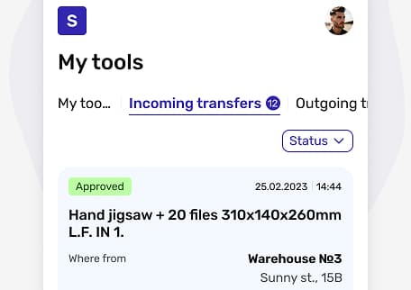 Informative database of tools
